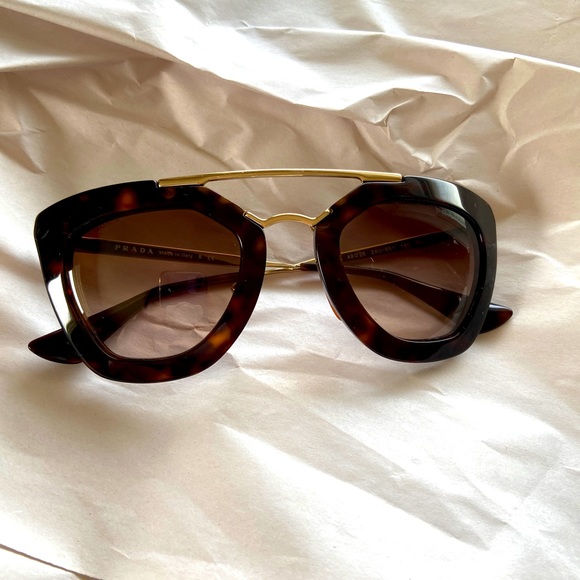 Prada Cinema Havana Gold sunglasses - Picture 1 of 7